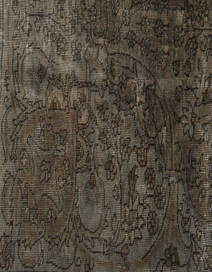 Detail image of 9' 6 x 12' 2  Hand Knotted Ultra Vintage Persian Wool Rug