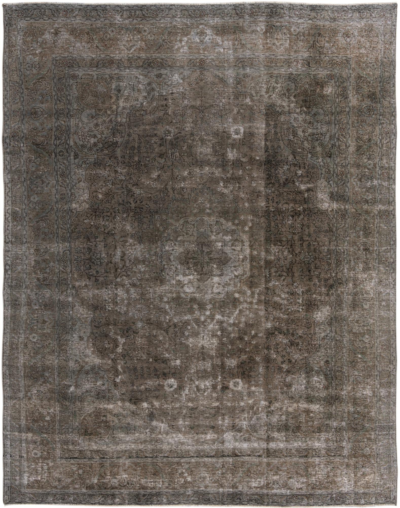 9' 6 x 12' 2 Hand Knotted Ultra Vintage Persian Wool Rug