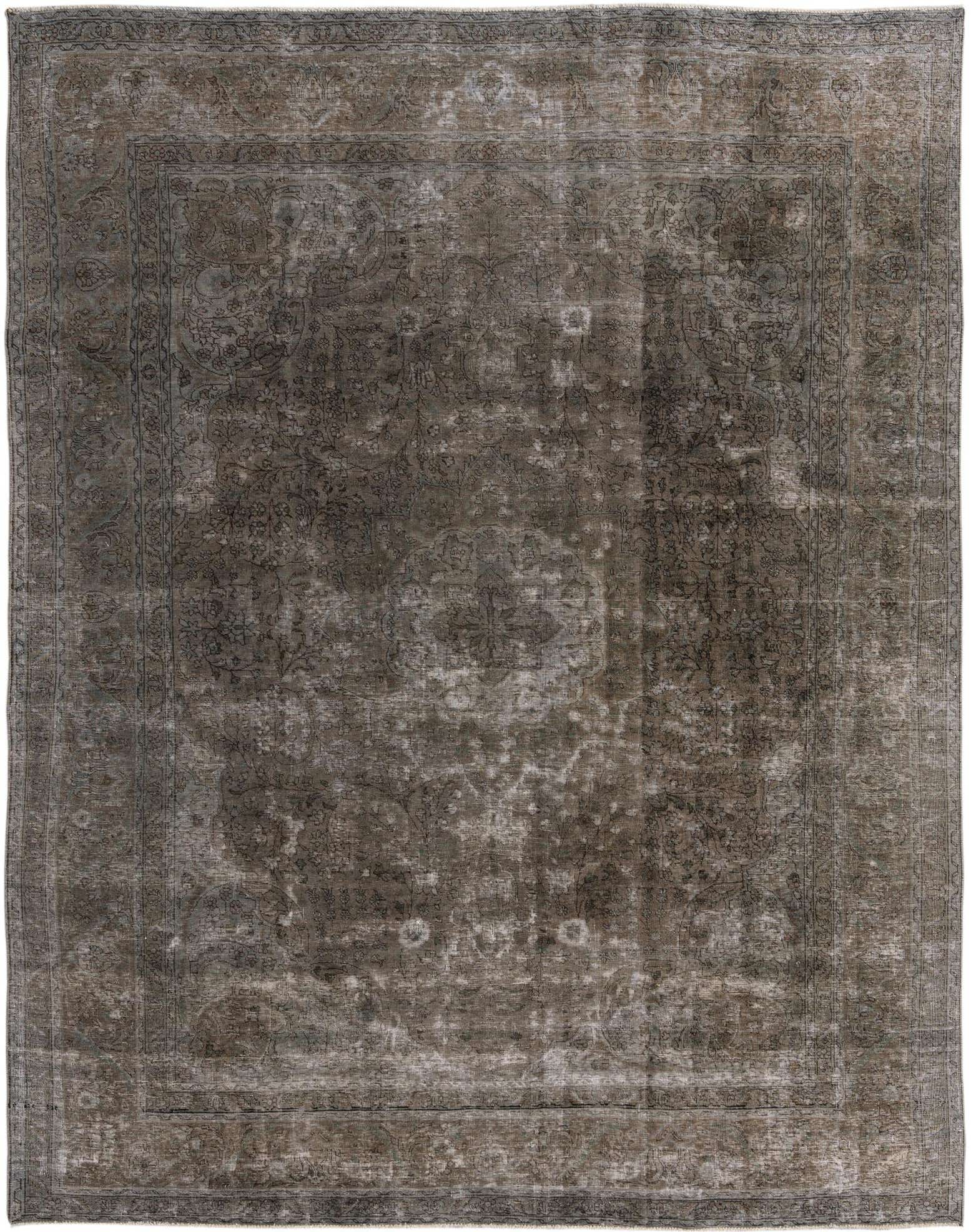 9' 6 x 12' 2 Hand Knotted Ultra Vintage Persian Wool Rug