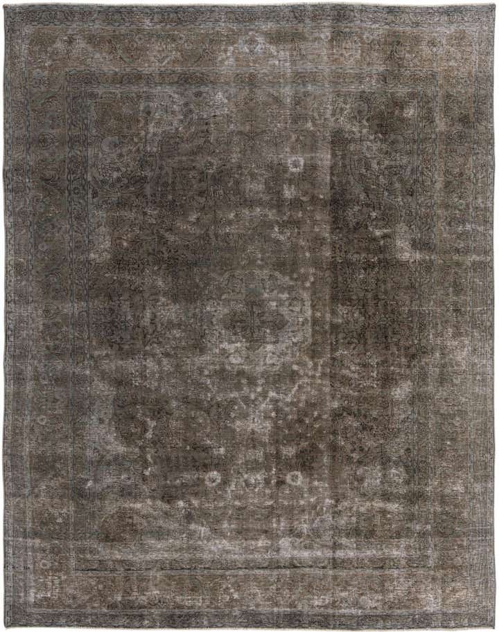 9' 6 x 12' 2 Hand Knotted Ultra Vintage Persian Wool Rug