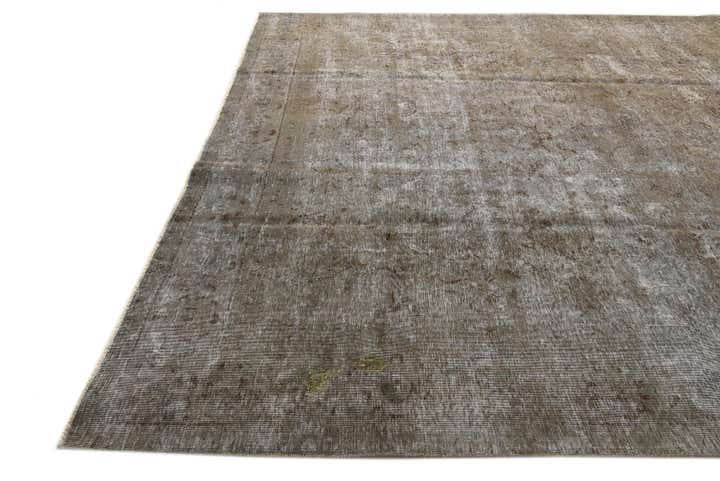 9' 10 x 13' Hand Knotted Ultra Vintage Persian Wool Rug