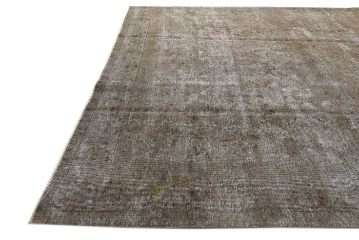 Detail image of 9' 10 x 13' Hand Knotted Ultra Vintage Persian Wool Rug