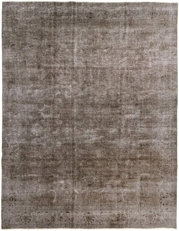 Detail image of 9' 10 x 13' Hand Knotted Ultra Vintage Persian Wool Rug