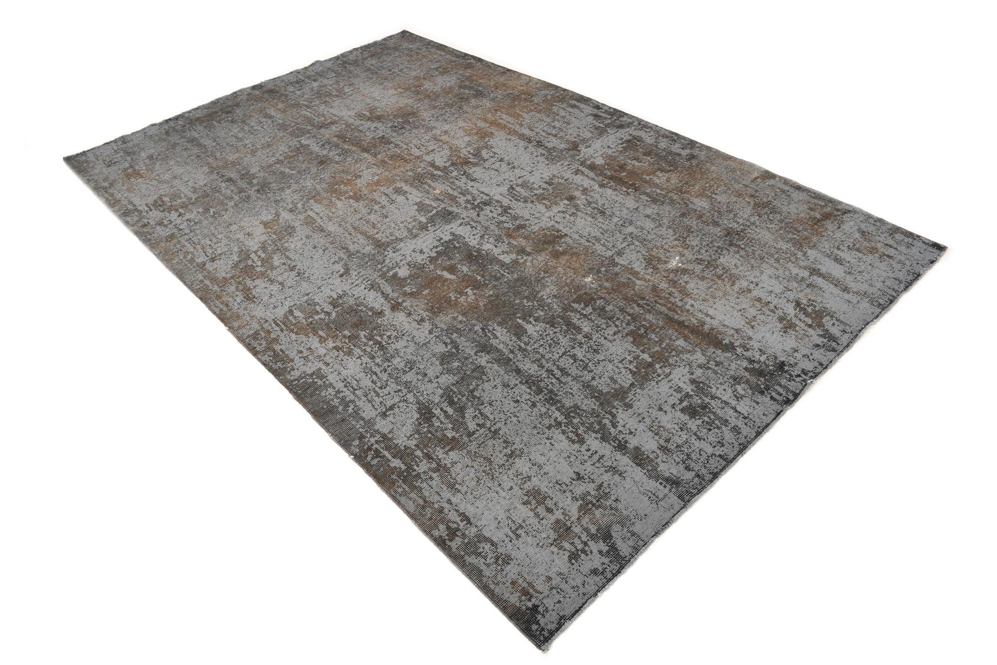 5' 9 x 9' Hand Knotted Ultra Vintage Persian Wool Rug