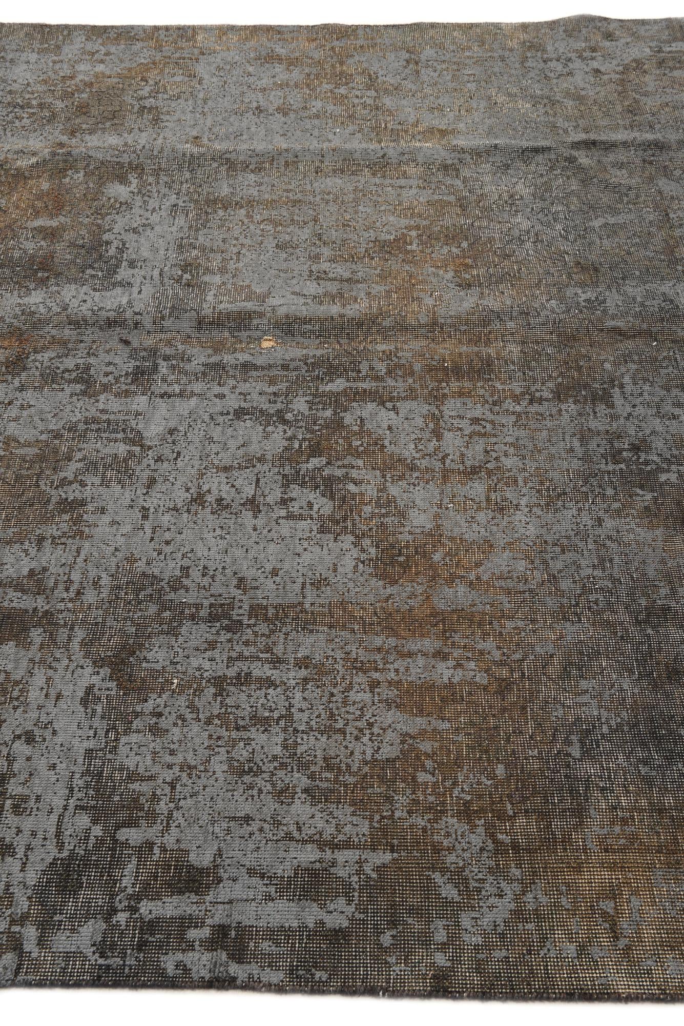 5' 9 x 9' Hand Knotted Ultra Vintage Persian Wool Rug