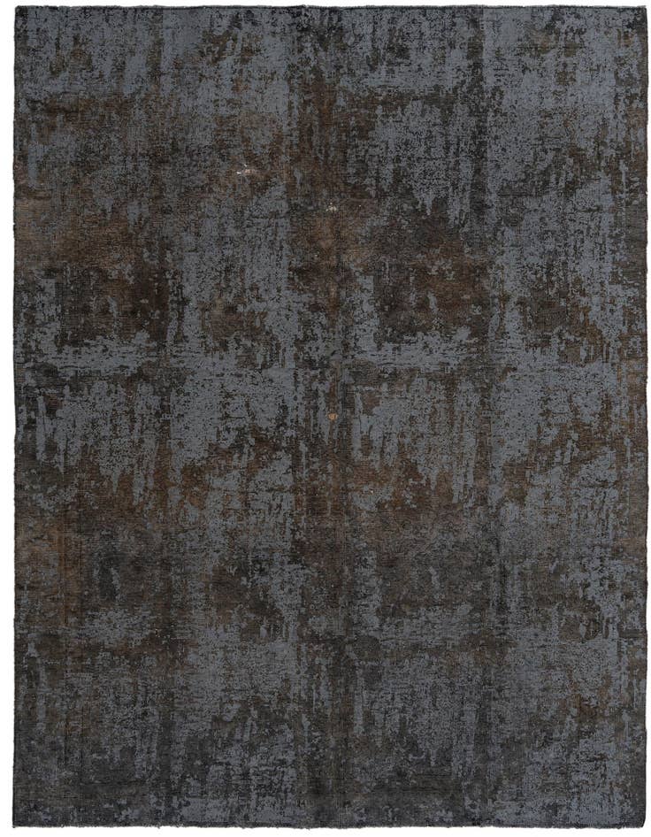 Detail image of 5' 9 x 9' Hand Knotted Ultra Vintage Persian Wool Rug