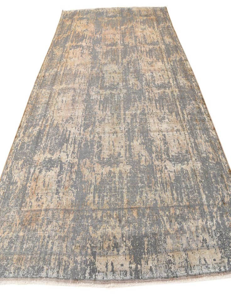 Detail image of 9' 4 x 13'  Hand Knotted Ultra Vintage Persian Wool Rug