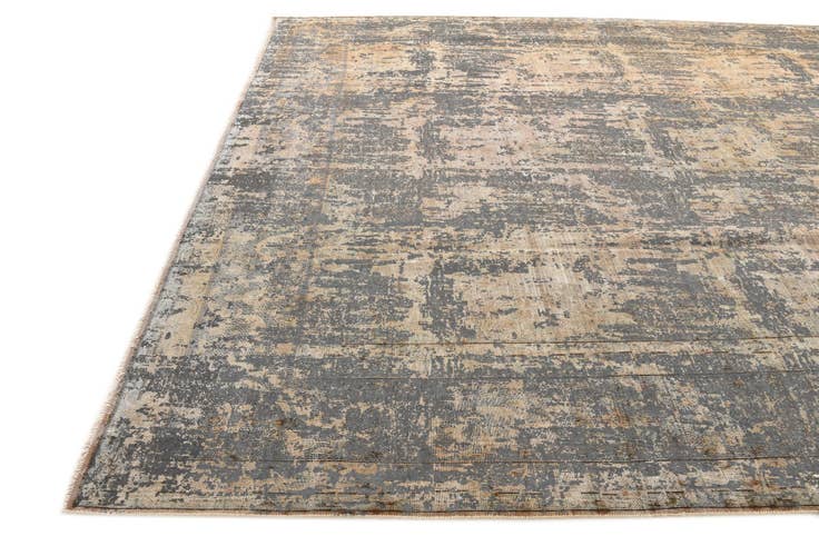 Detail image of 9' 4 x 13' Hand Knotted Ultra Vintage Persian Wool Rug