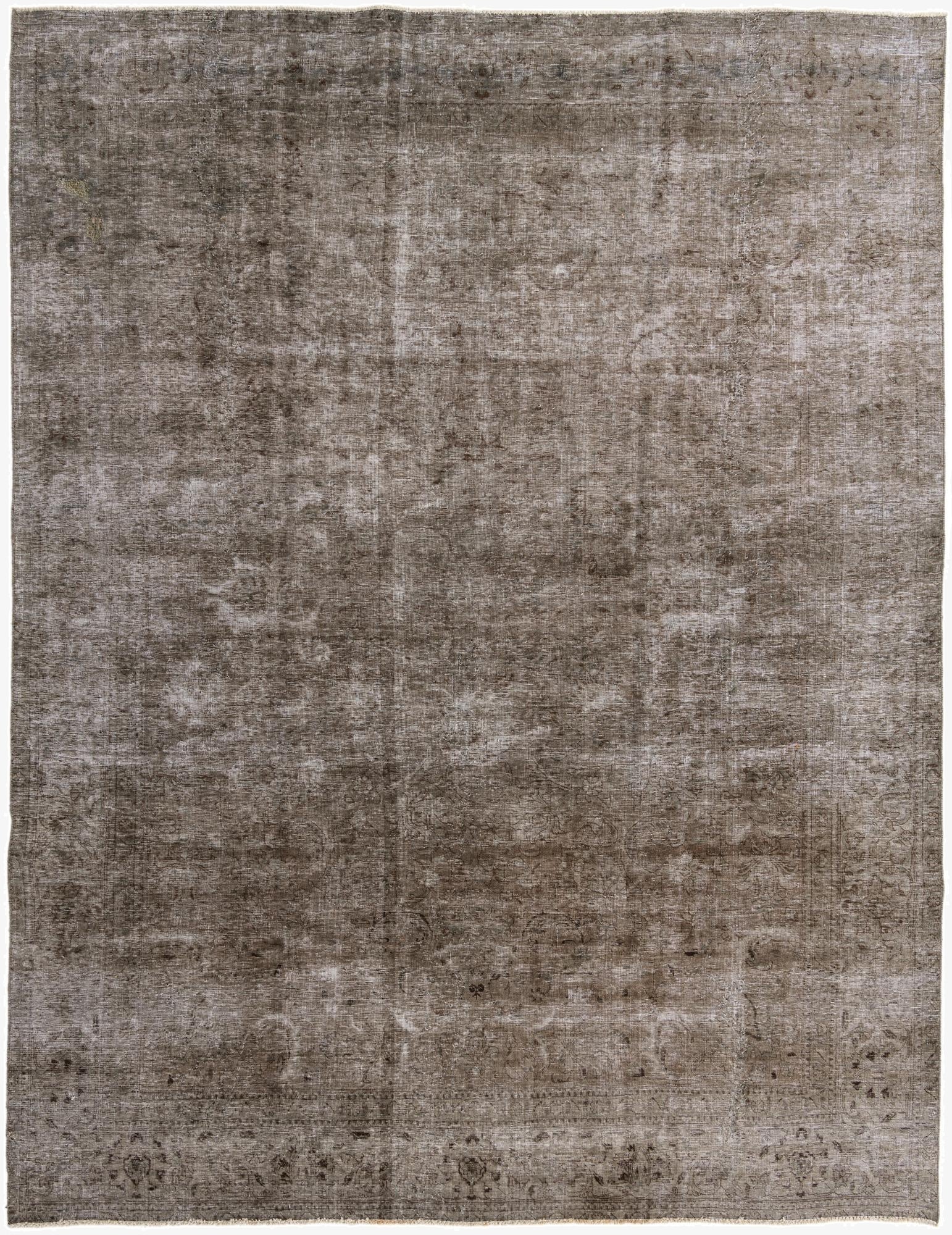 9' 10 x 13'  Hand Knotted Ultra Vintage Persian Wool Rug