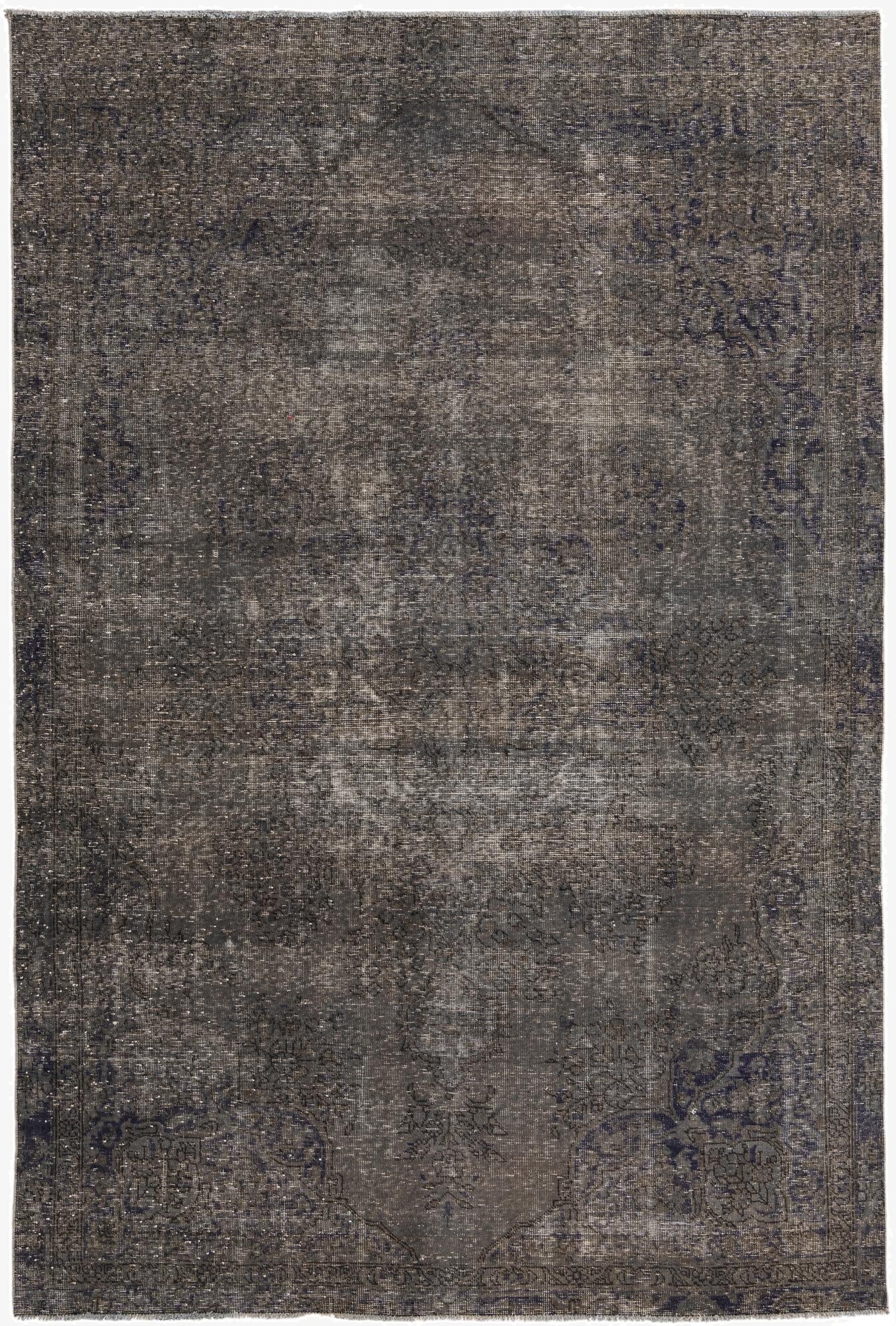 6' 9 x 10'  Hand Knotted Ultra Vintage Persian Wool Rug