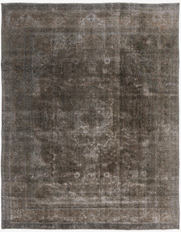 9' 6 x 12' 2 Hand Knotted Ultra Vintage Persian Wool Rug