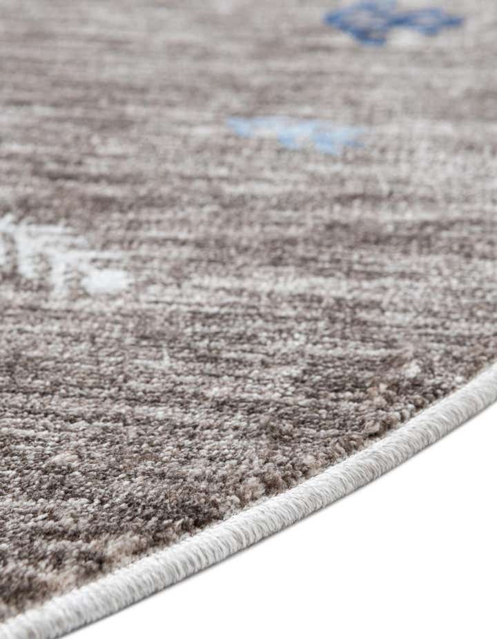 5' 3 x 5' 3 Gabbeh Round Rug