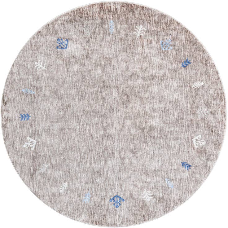 Detail image of 7' 10 x 7' 10 Gabbeh Round Rug