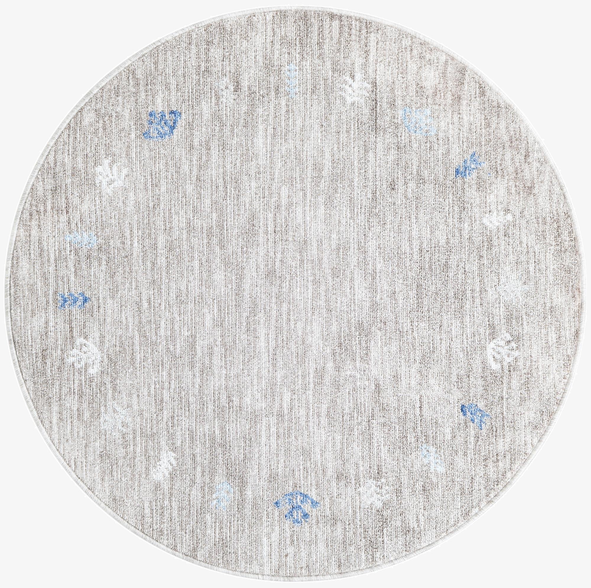 3' 3 x 3' 3 Gabbeh Round Rug