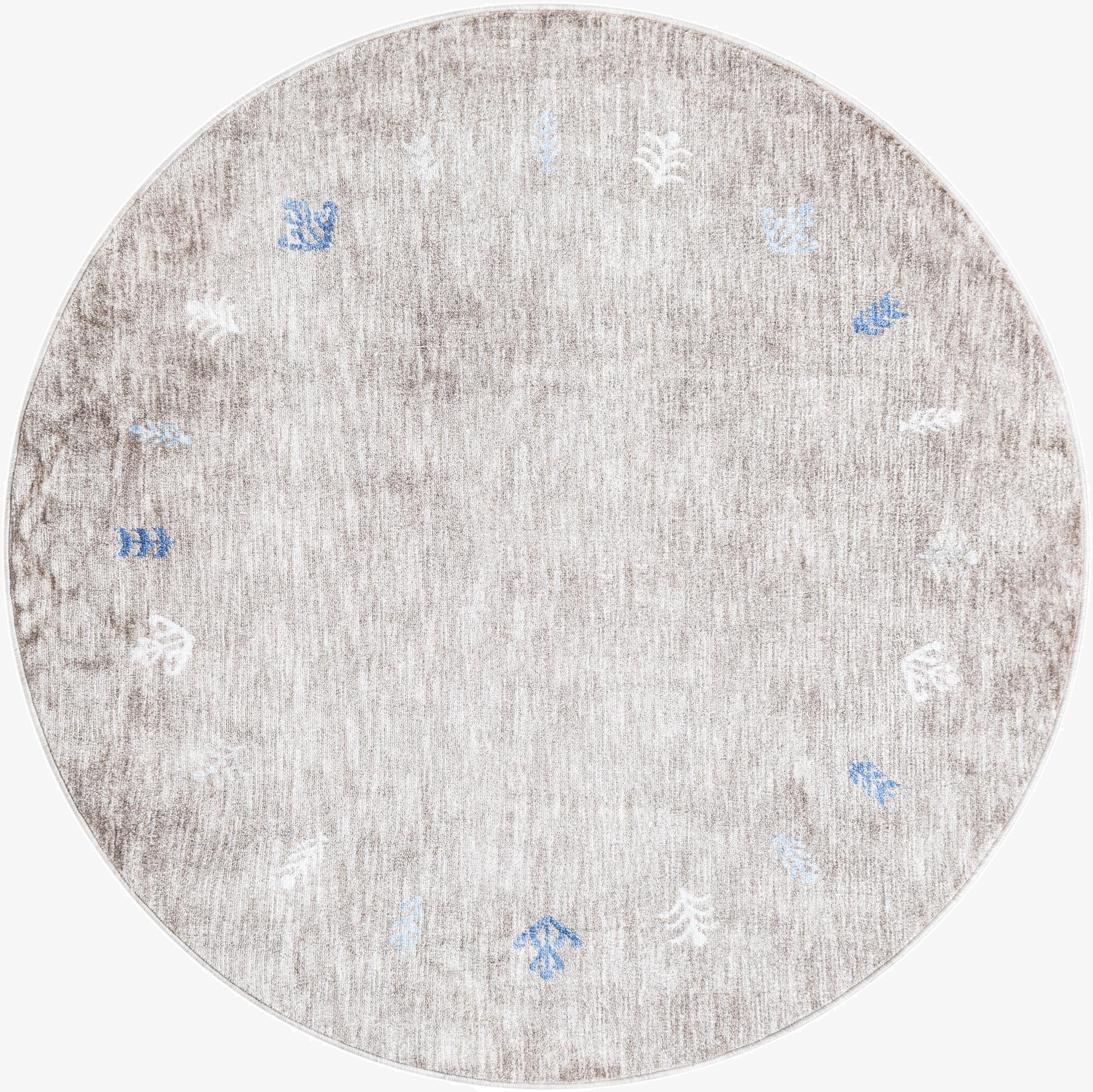 5' 3 x 5' 3 Gabbeh Round Rug