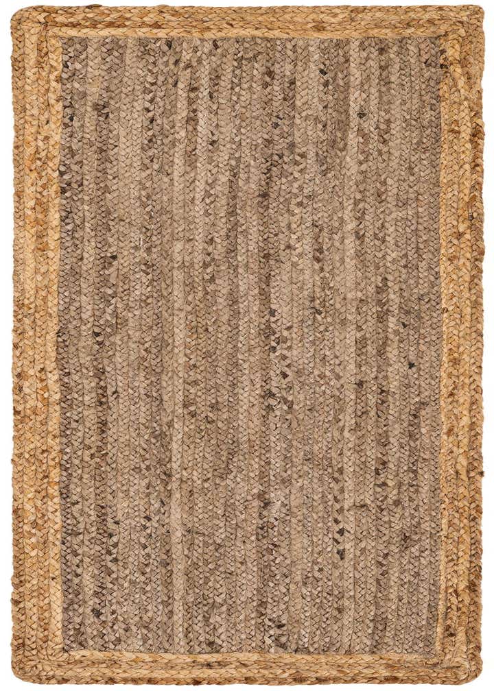 2' x 5' 1 Handmade Braided Jute Runner Rug