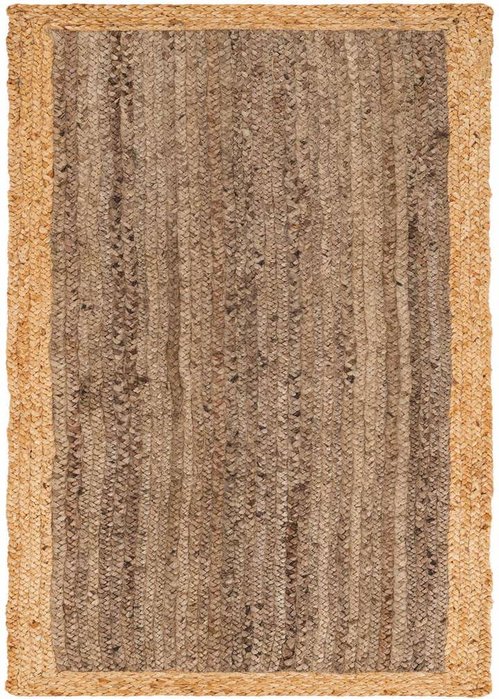 2' x 6' 1 Handmade Braided Jute Runner Rug
