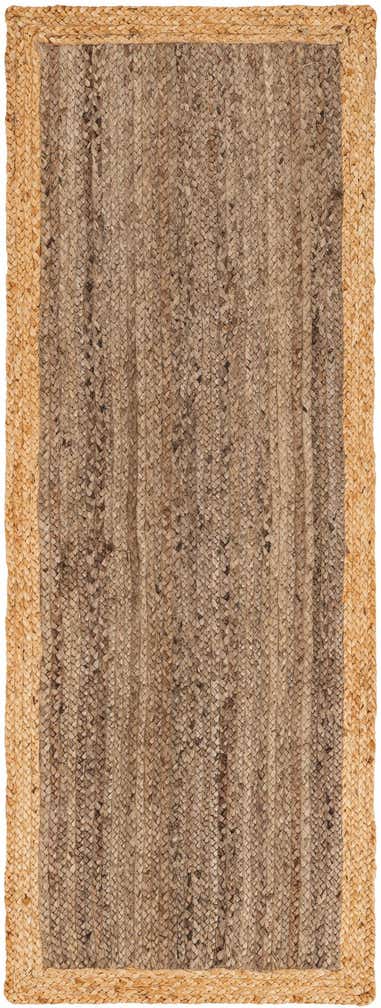 2' x 6' 1 Handmade Braided Jute Runner Rug