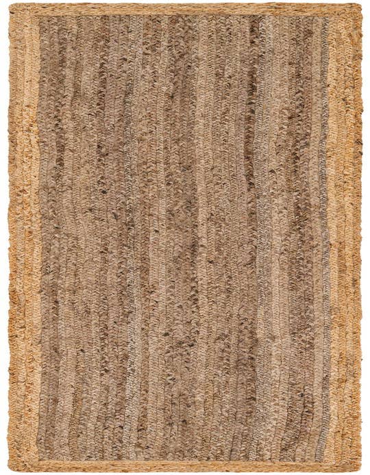 Detail image of 2' x 8'  Hand Braided Jute Runner Rug