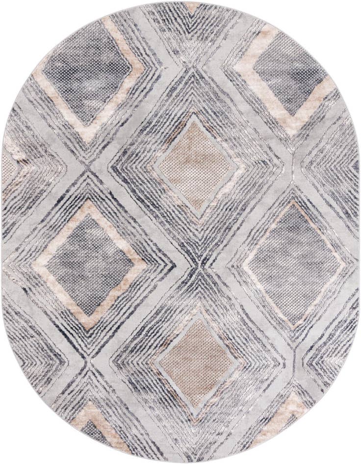 Detail image of 7' 1 x 10' Caspian Oval Rug