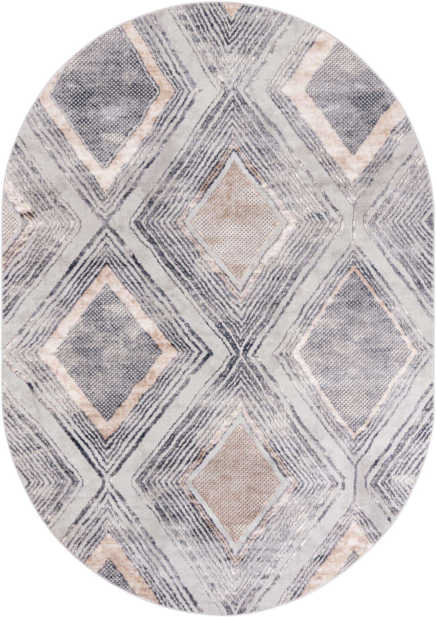 7' 1 x 10' Caspian Oval Rug