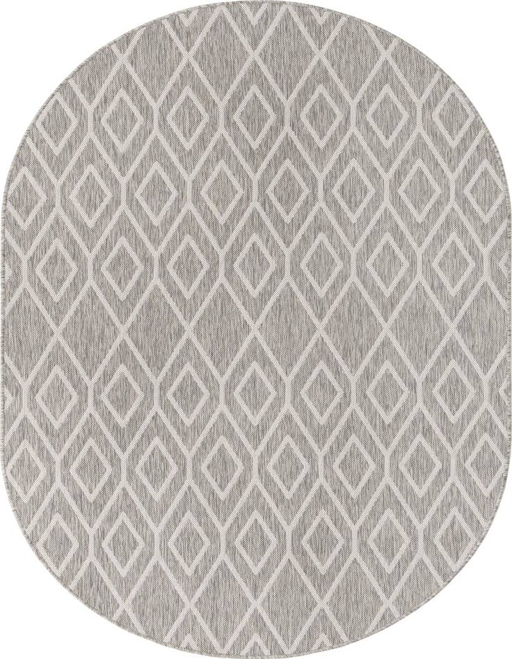 Detail image of 5' 3 x 8' Easy-Clean Jill Zarin Turks and Caicos Indoor / Outdoor Oval Rug