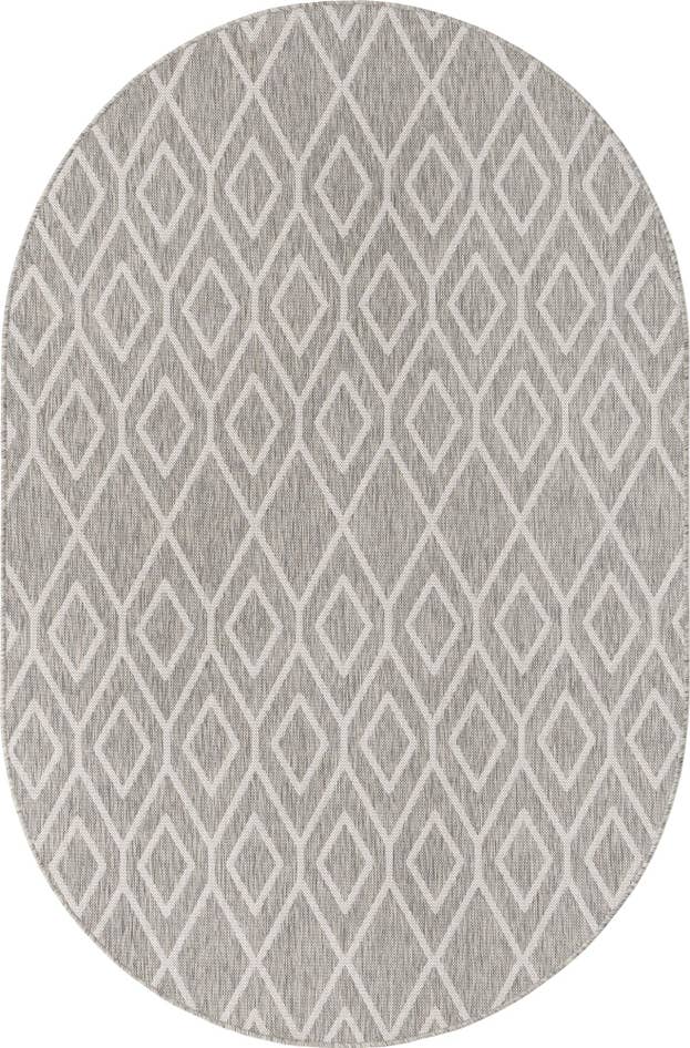 Detail image of 5' 3 x 8' Easy-Clean Jill Zarin Turks and Caicos Indoor / Outdoor Oval Rug