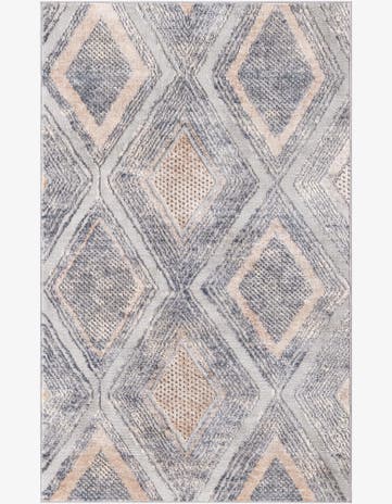 Gray Cream Caspian Rug