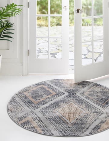 6' x 6' Caspian Round Rug