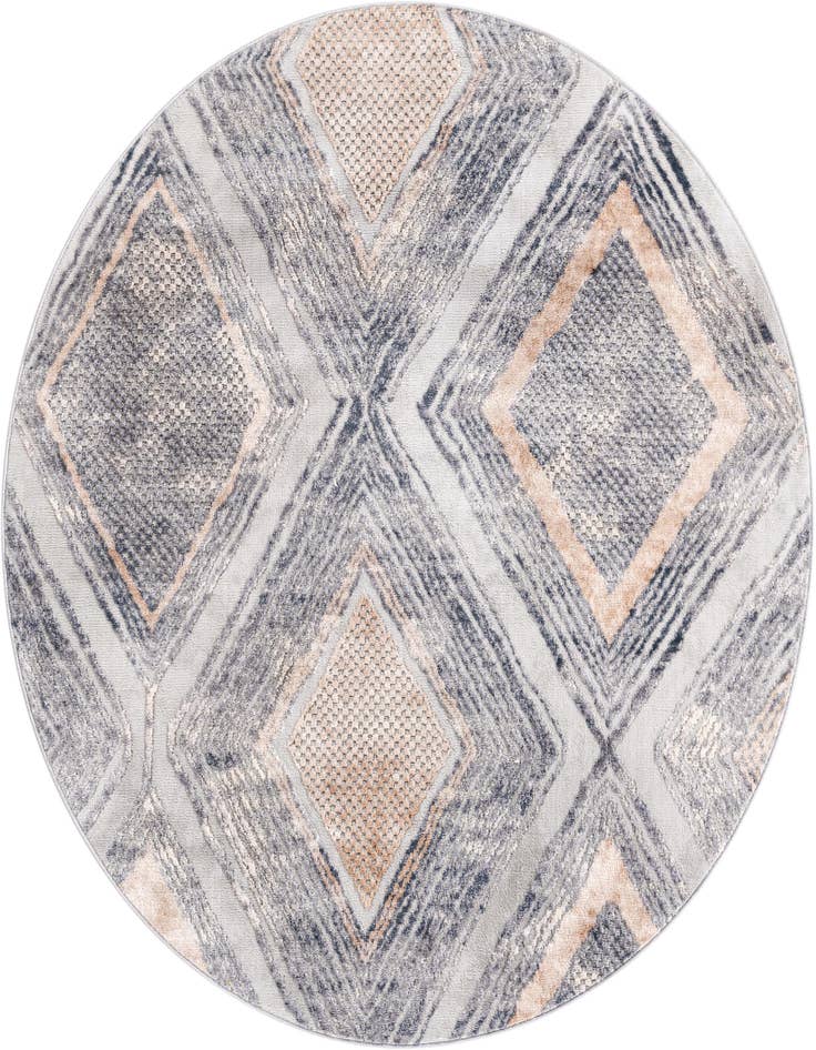 Detail image of 5' 3 x 5' 3 Caspian Round Rug