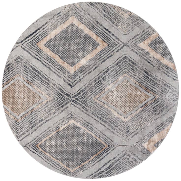 Detail image of 7' x 7' Caspian Round Rug