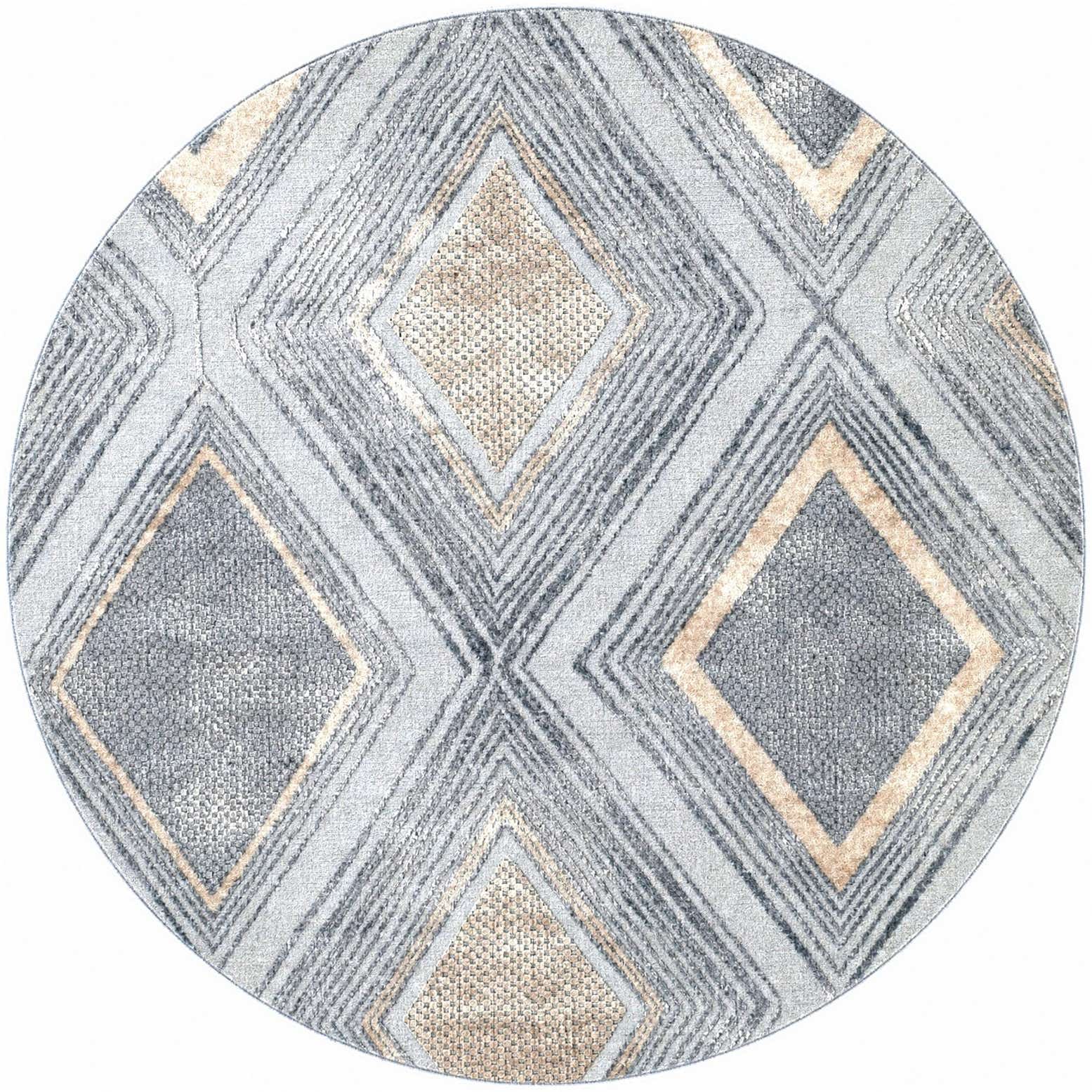 6' x 6' Caspian Round Rug