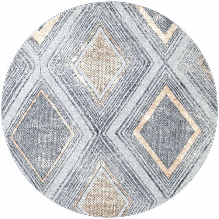 6' x 6' Caspian Round Rug