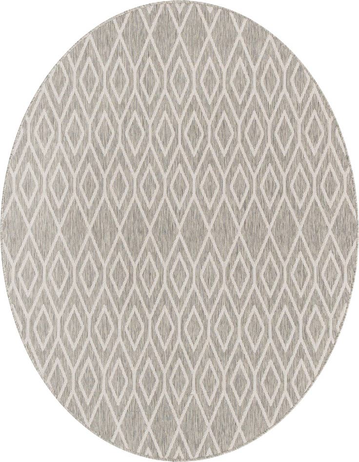 Detail image of 7' x 7' Easy-Clean Jill Zarin Turks and Caicos Indoor / Outdoor Round Rug