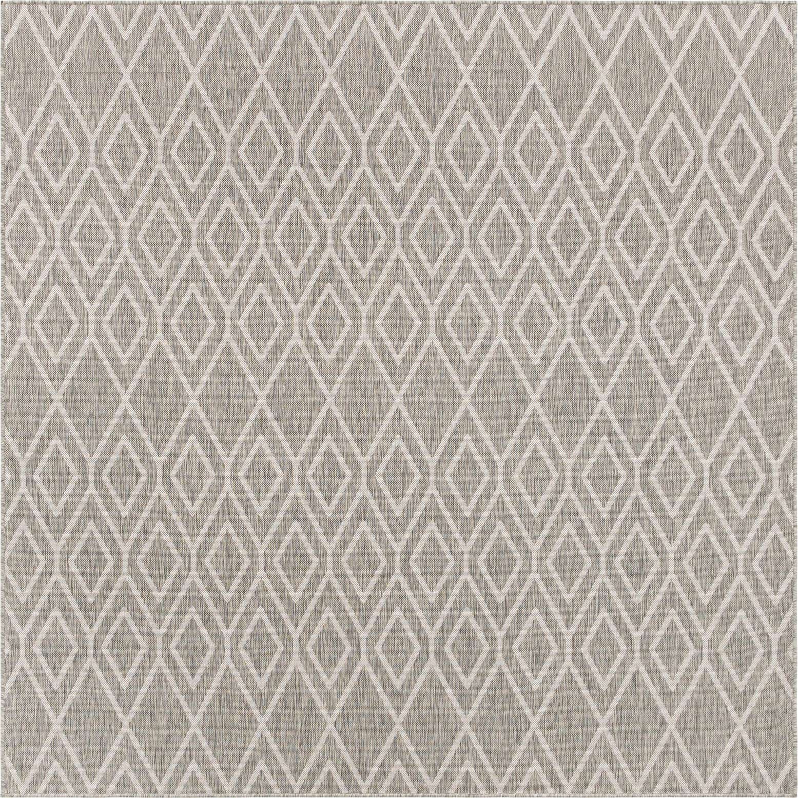 7' 10 x 7' 10 Easy-Clean Jill Zarin Turks and Caicos Indoor / Outdoor Square Rug