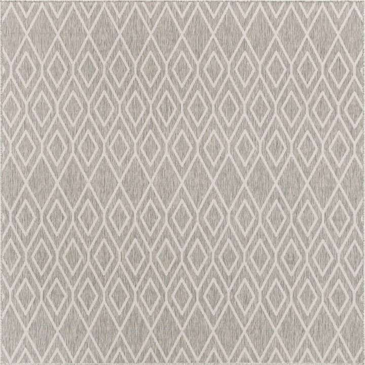 7' 10 x 7' 10 Easy-Clean Jill Zarin Turks and Caicos Indoor / Outdoor Square Rug