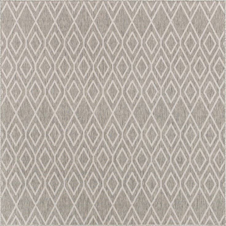 Detail image of 7' 10 x 7' 10 Easy-Clean Jill Zarin Turks and Caicos Indoor / Outdoor Square Rug