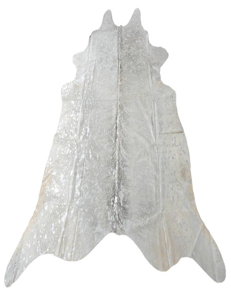 Detail image of 5' 8 x 6' 3 Cowhide Freeform Rug