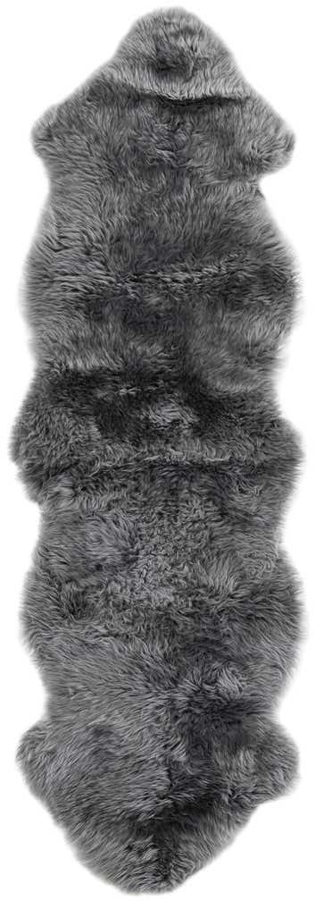 1' 10 x 6' Natural Sheepskin Freeform Rug