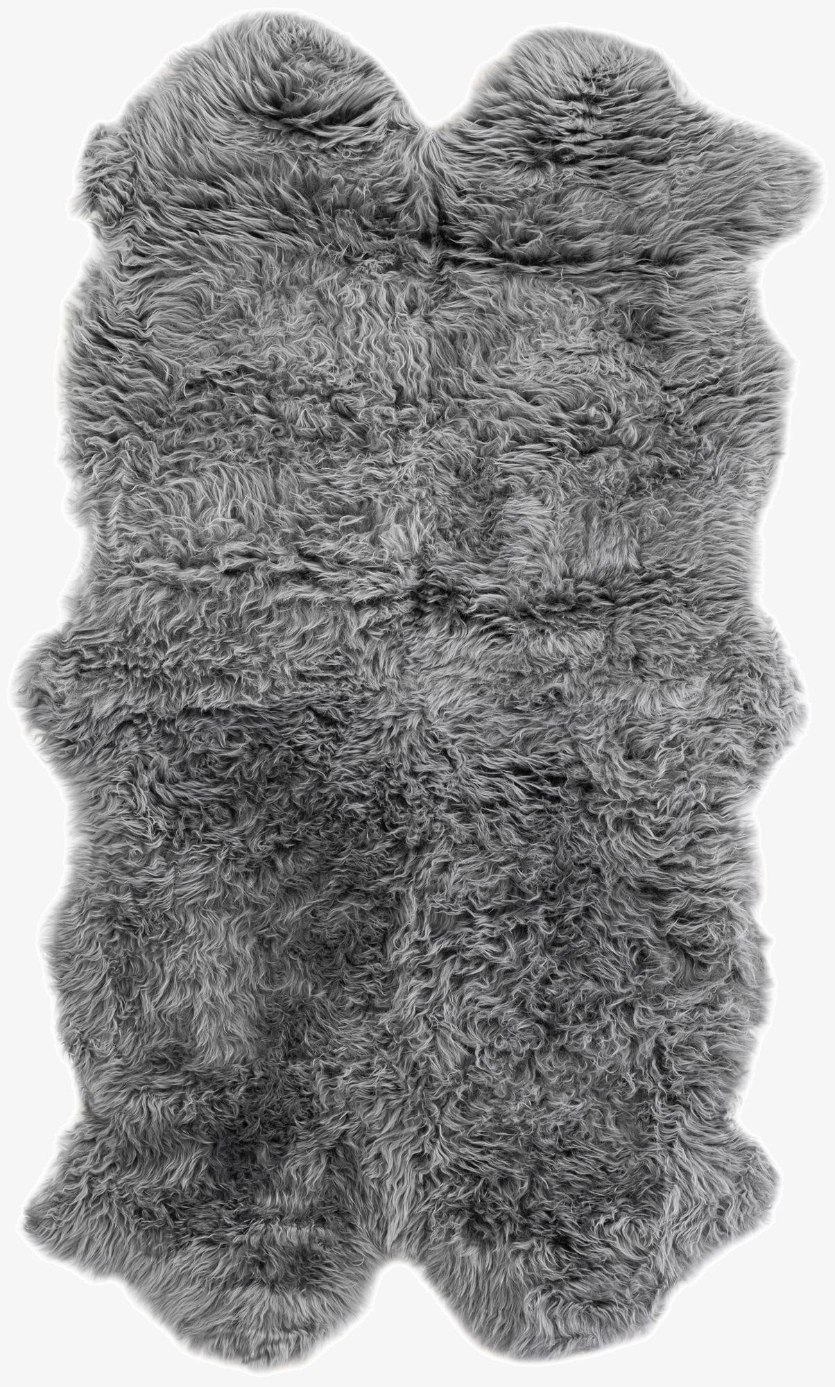 100cm x 183cm Natural Sheepskin Freeform Rug