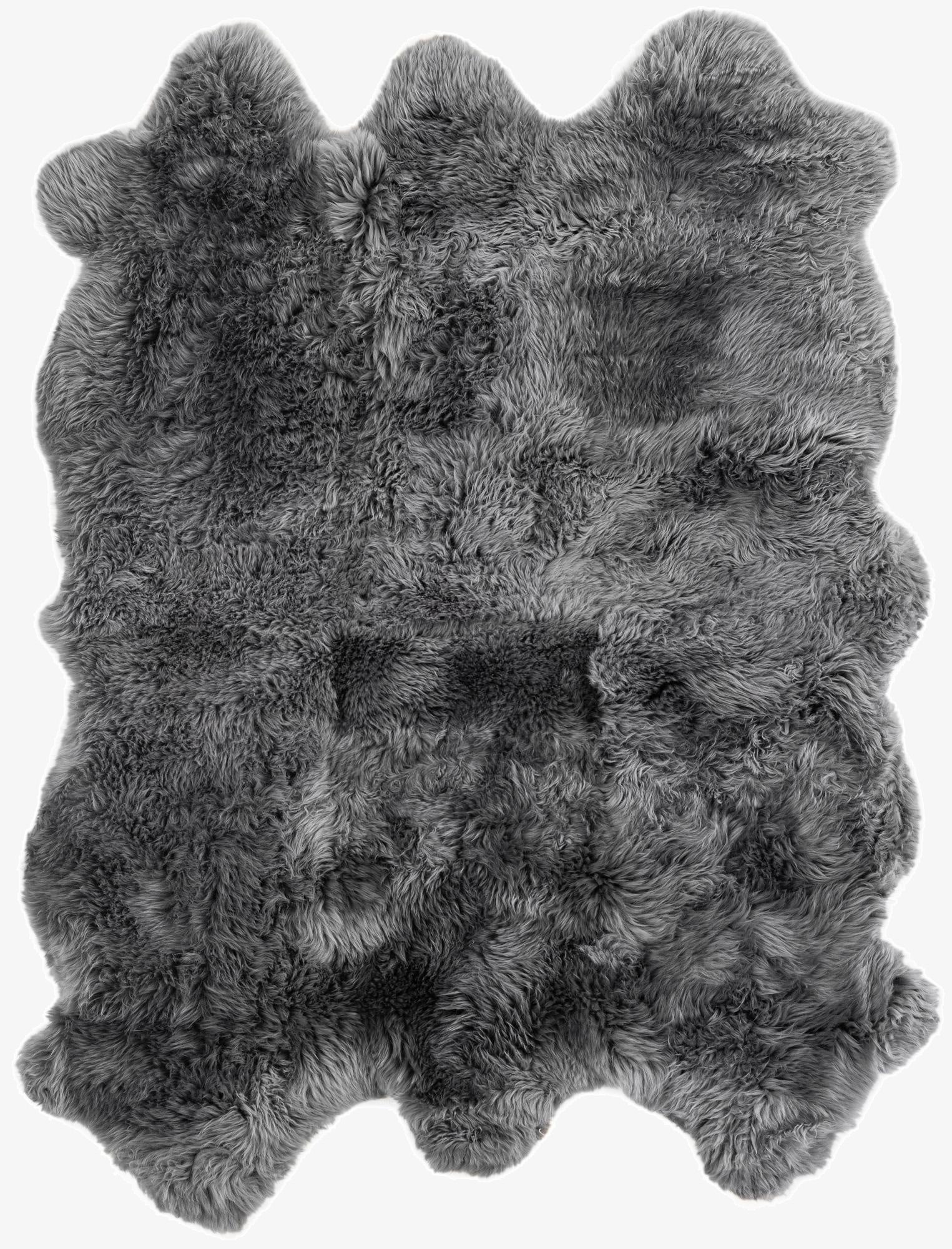145cm x 183cm Natural Sheepskin Freeform Rug