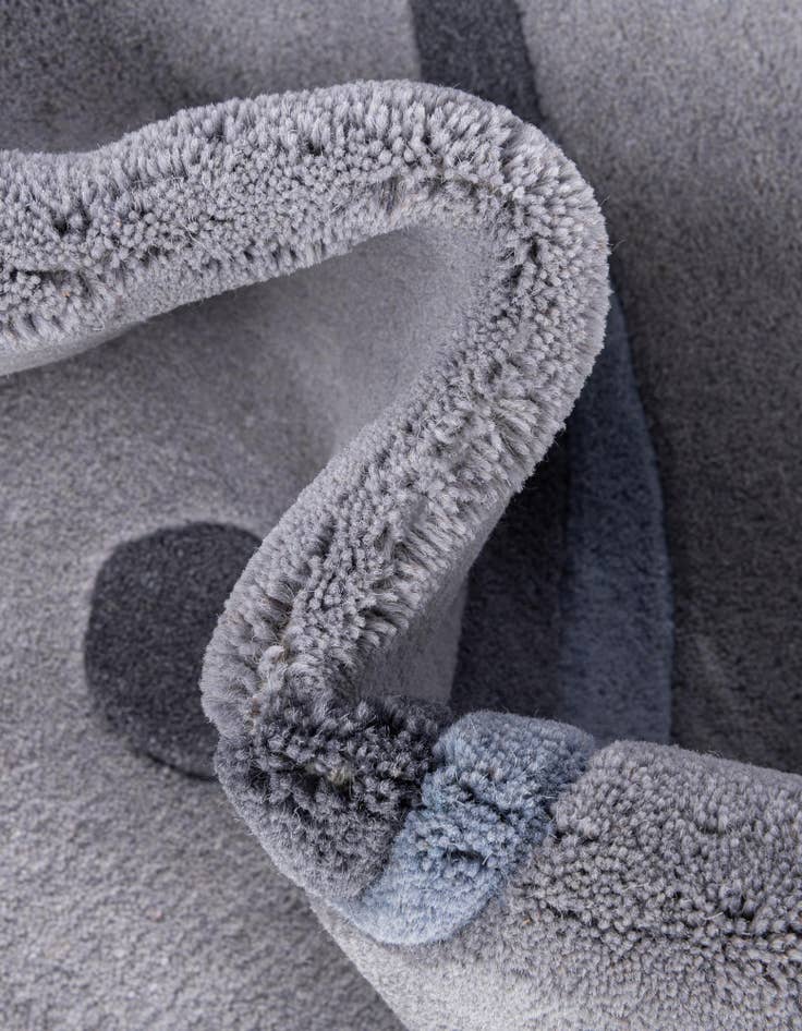 Detail image of 4' 1 x 4' 6 Playtime Kids Wool Freeform Rug