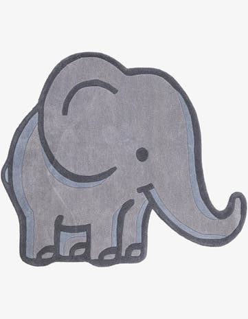 4' 1 x 4' 6 Playtime Kids Wool Freeform Rug