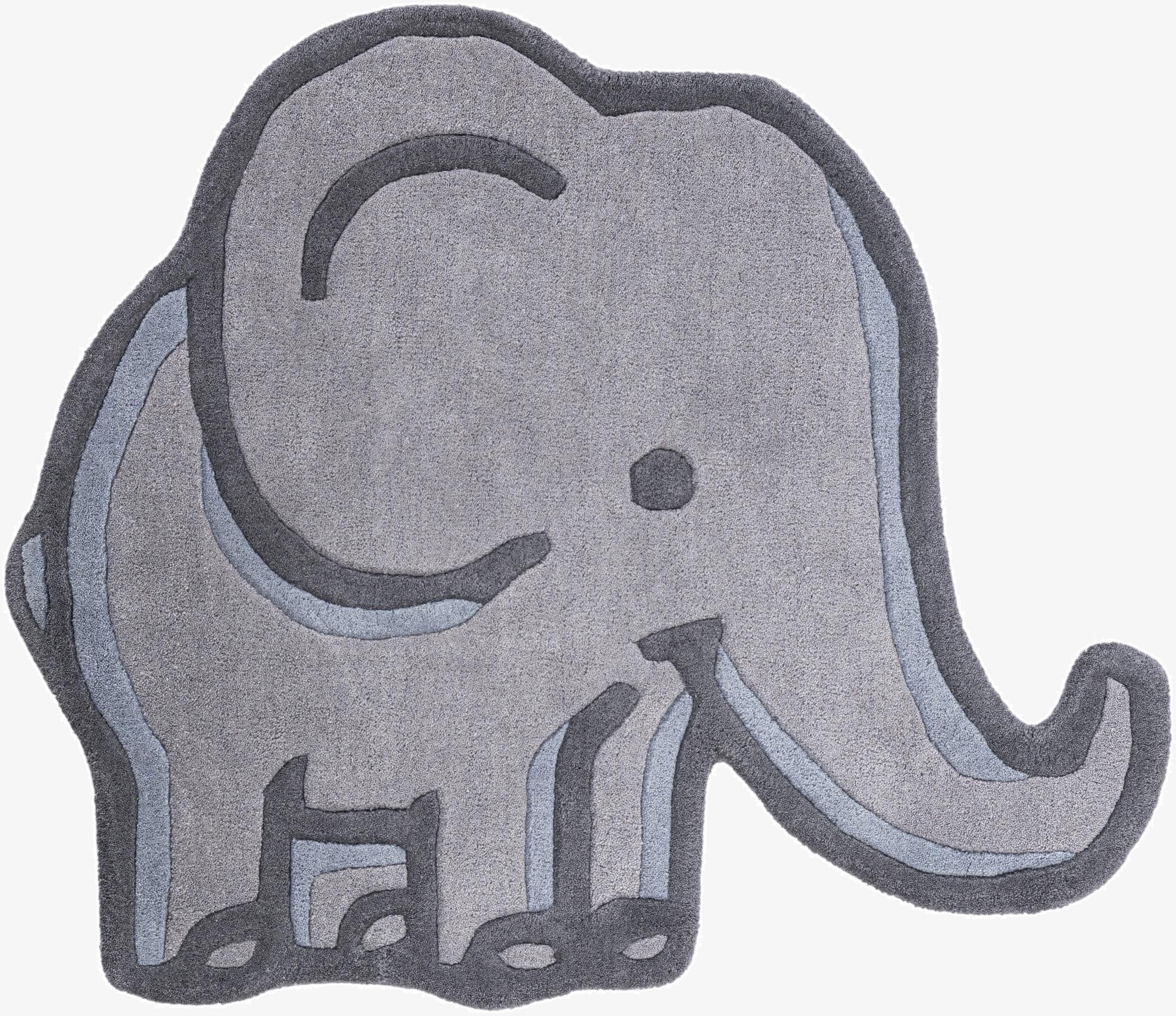 3' 1 x 3' 6 Playtime Kids Wool Freeform Rug