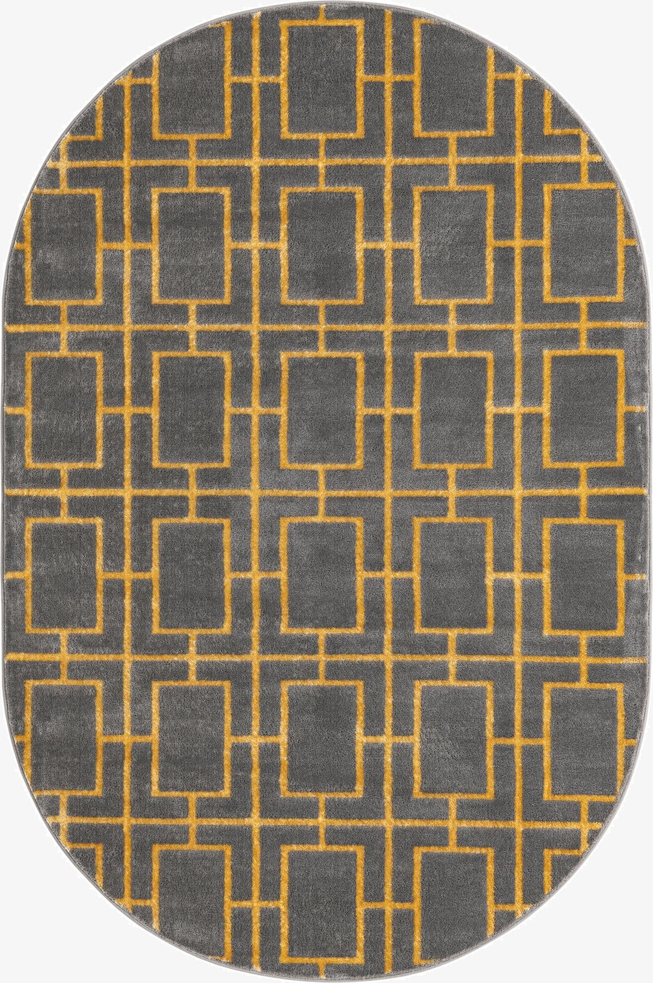 4' x 6'  Marilyn Monroe&trade; Glam Deco Oval Rug