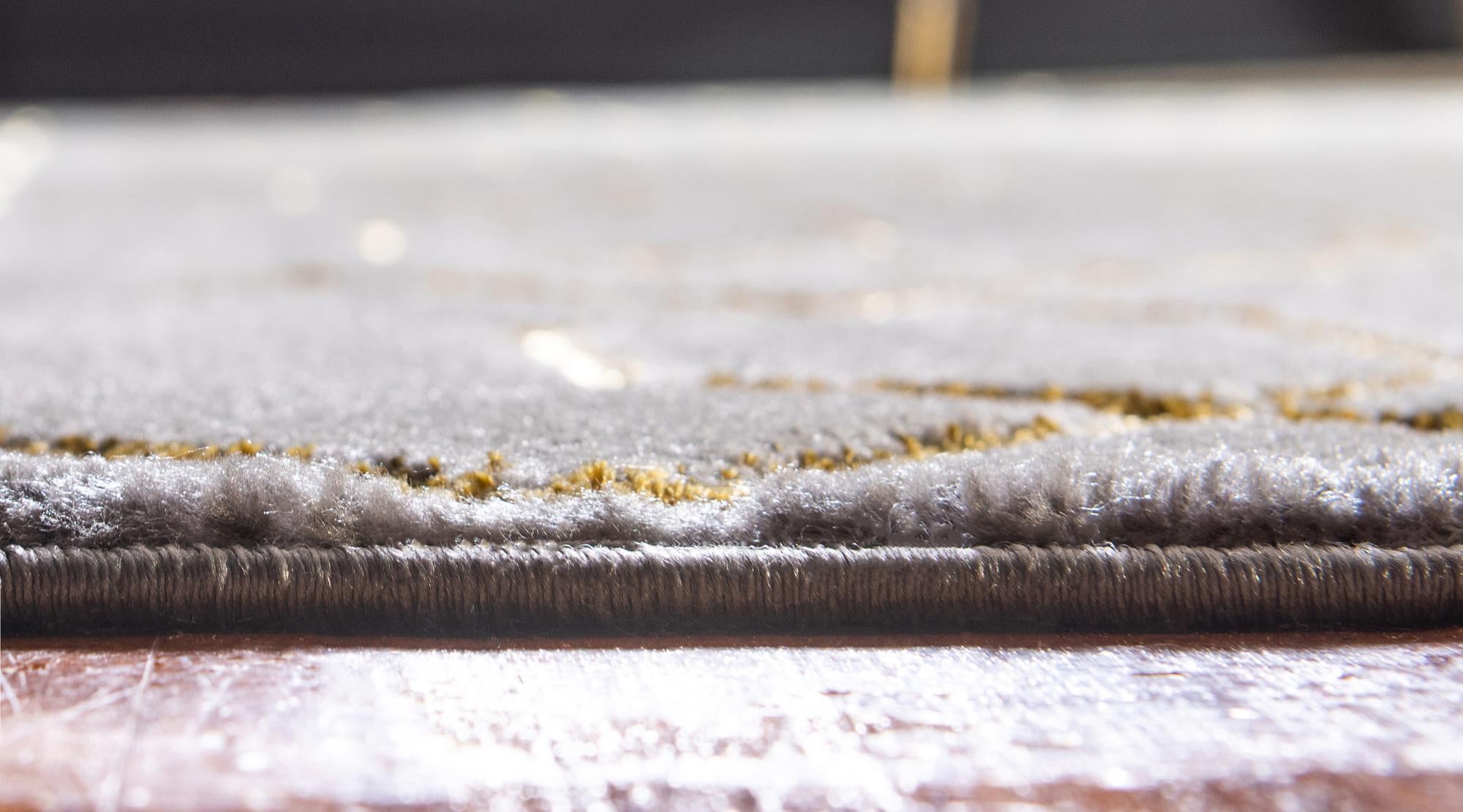 Gray Gold 4' x 6' Marilyn Monroe™ Glam Trellis Rug eSaleRugs