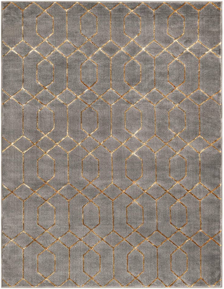Detail image of 5' 3 x 8' Marilyn Monroe™ Glam Trellis Rug