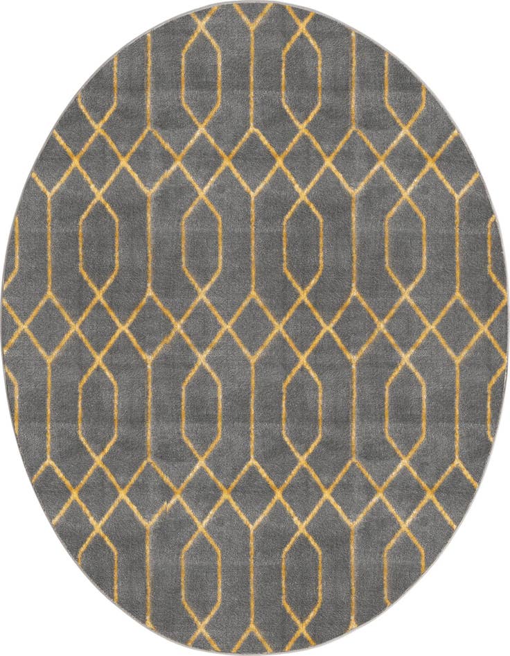 Detail image of 5' 3 x 5' 3 Marilyn Monroe™ Glam Trellis Round Rug