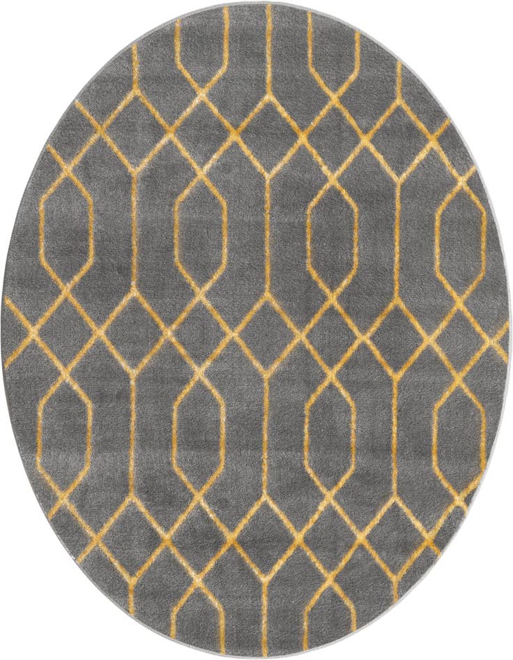 Detail image of 3' x 3' Marilyn Monroe™ Glam Trellis Round Rug