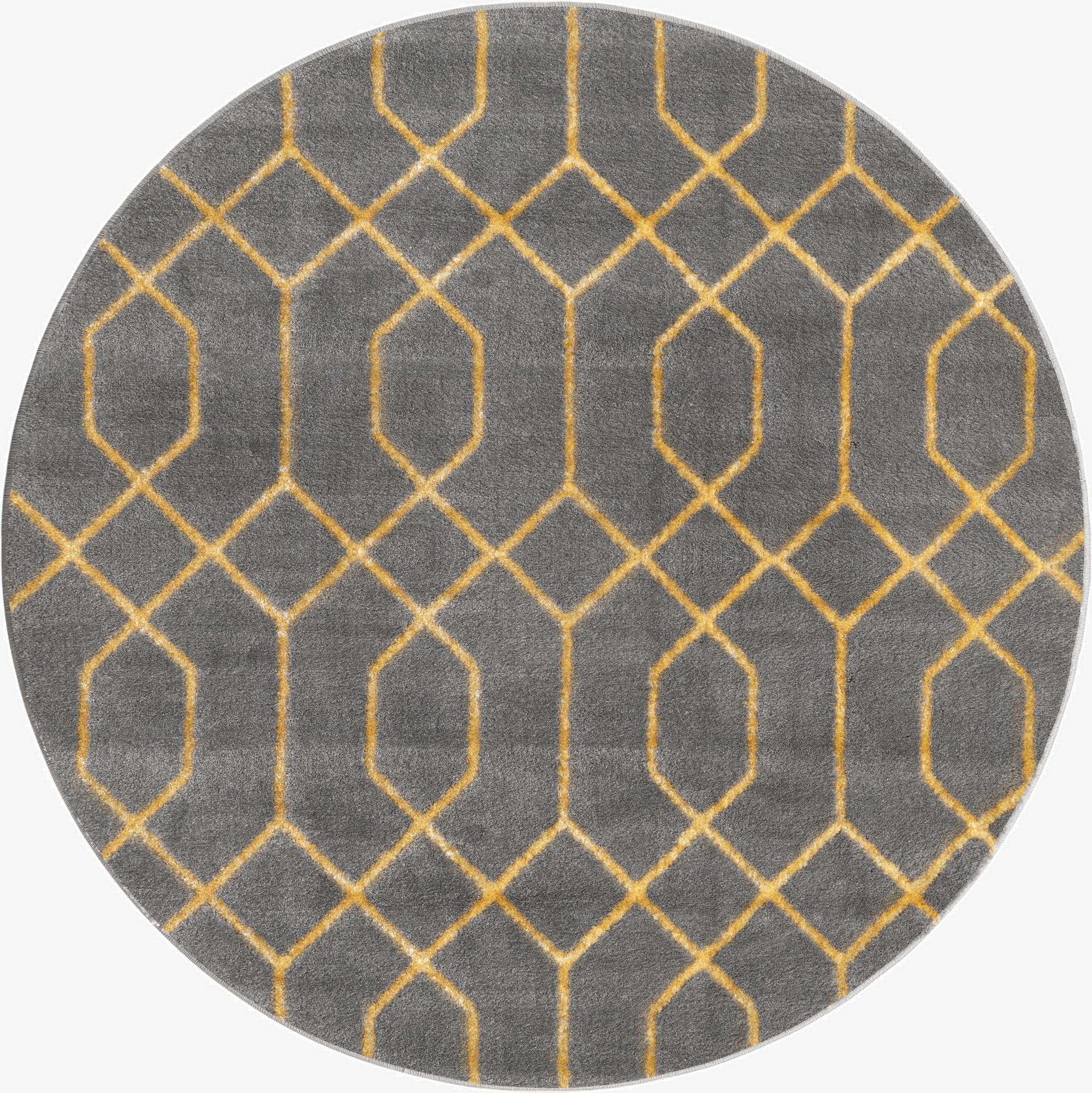 3' x 3'  Marilyn Monroe&trade; Glam Trellis Round Rug